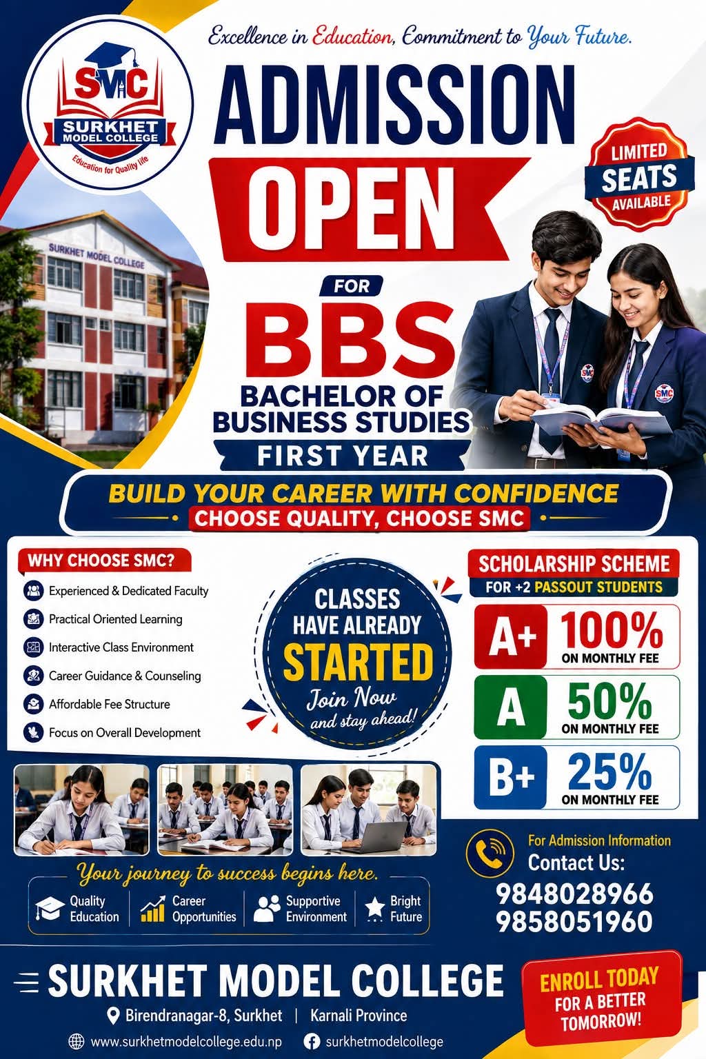 Admission open