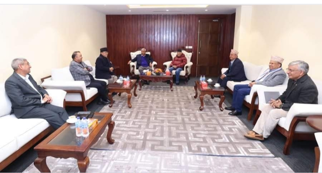 कांग्रेस-एमाले संयन्त्रको बैठक बालुवाटारमा बस्दै