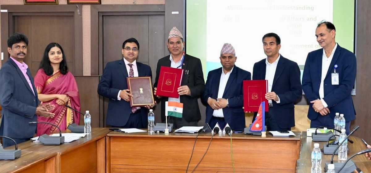 भारतको सहयोगमा नेपालमा १० परियोजना : शिक्षा, स्वास्थ्य र संस्कृतिमा जोड
