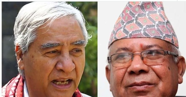 माधव नेपालले कांग्रेसको प्रस्ताव मान्नुपर्ने देउवाको तर्क, नत्र पार्टी फुटाईदिने चेतावनी