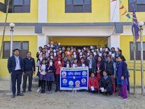 ओखलढुंगामा १० देखि १४ वर्ष उमेर समूहका किशोरीहरूलाई HPV खोप अभियान सञ्चालन