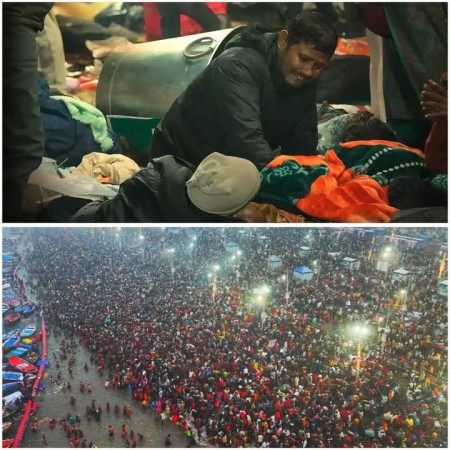 कुम्भ मेलामा मृत्युहुनेको परिवारलाई आश्रितलाई २५ लाख दिँदै भारत