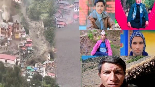 उत्तराखण्डको धरालीमा भीषण पहिरो : जाजरकोटका पाँच जना अझै बेपत्ता, सहयोग सङ्कलन अभियान सुरु