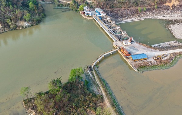 मर्स्याङ्दी जलविद्युत् केन्द्रको उत्पादन घट्यो