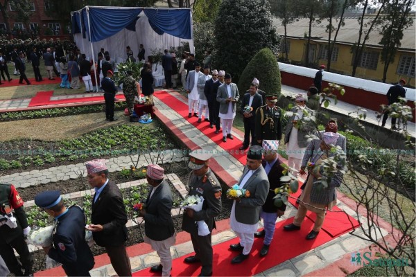 प्रधानमन्त्रीको सहभागीतामा यसरी मनाइयो सहिद दिवस