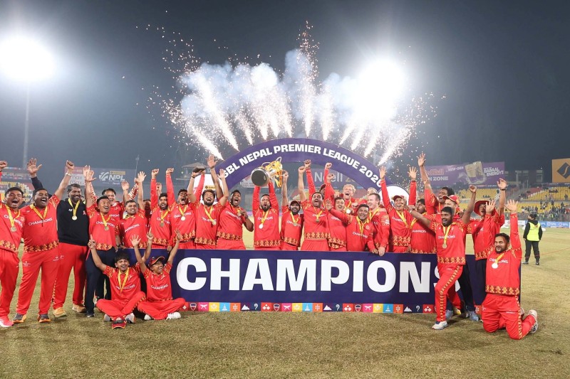 नेपाल प्रिमियर लिग (एनपीएल) सिजन–२ आज सम्पन्न भएको छ । सिजन–२ मा लुम्बिनी लायन्सले उत्कृष्ट प्रदर्शन गर्दै उपाधि हात पारेको छ ।