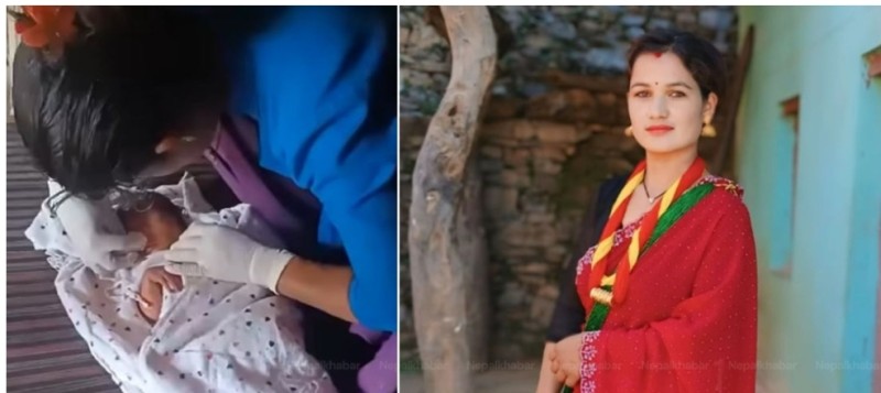 जानकीको जीवदान: विकट गाउँमा नवजातको ज्यान बचाउँदै ‘भगवानसरह’ बनिन् स्वास्थ्यकर्मी