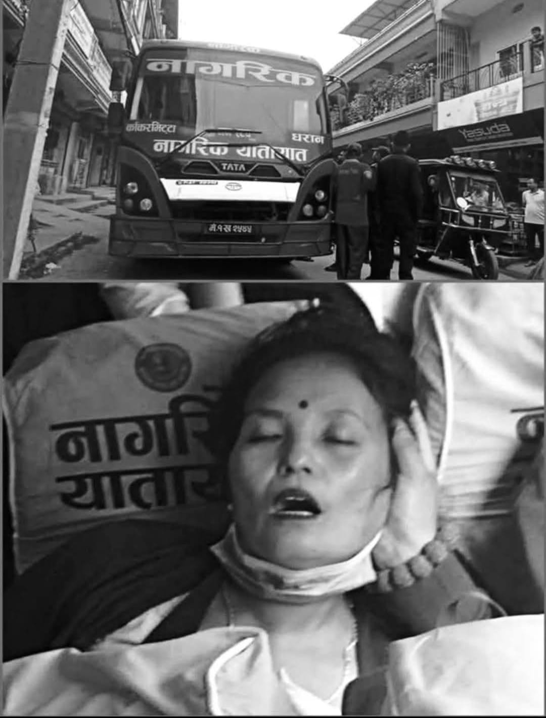 गुडिरहेको बसमा सवार एक यात्रुको सिटमै मृ-त्यु