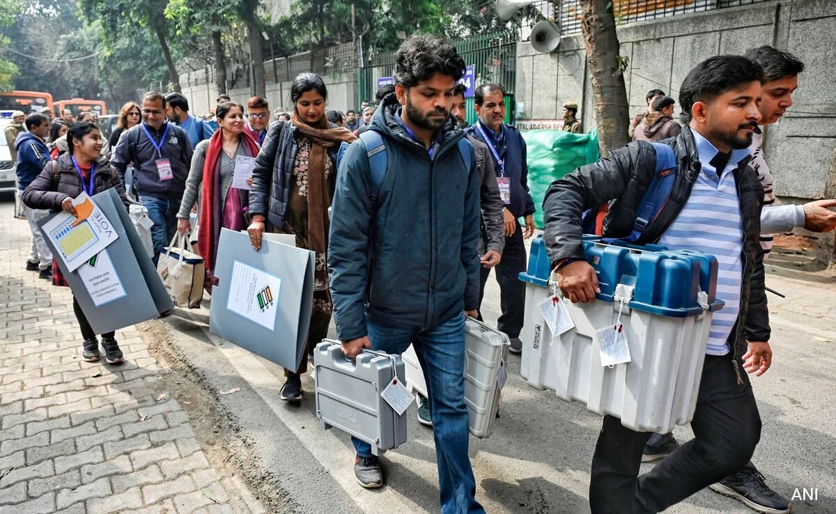 भारतको दिल्ली विधान सभा चुनावका लागि मतदान सुरु